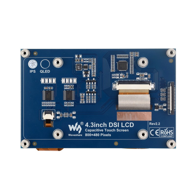 4.3inch Capacitive Touch Display for Raspberry Pi, 800×480