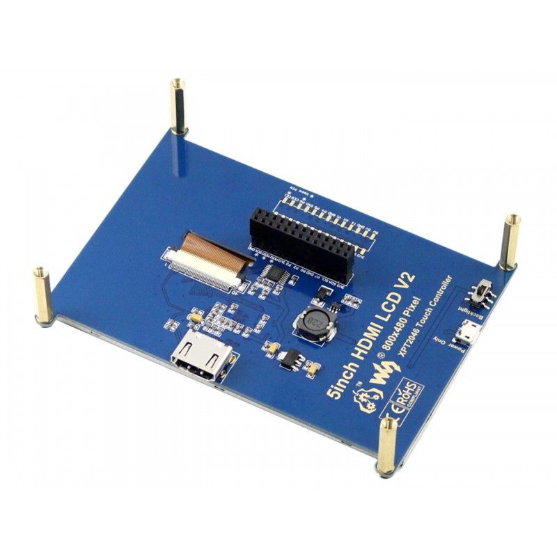 5inch Resistive Touch Screen LCD, 800 