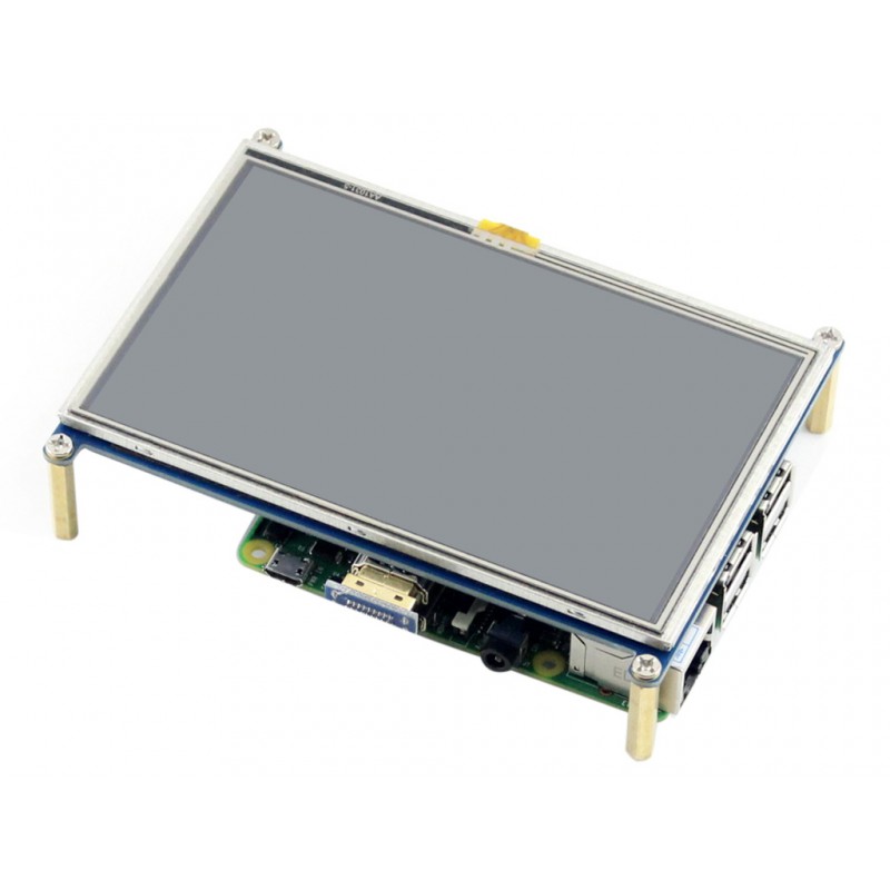Interface HDMI LCD à écran tactile résistif 800x480 5 pouces pour