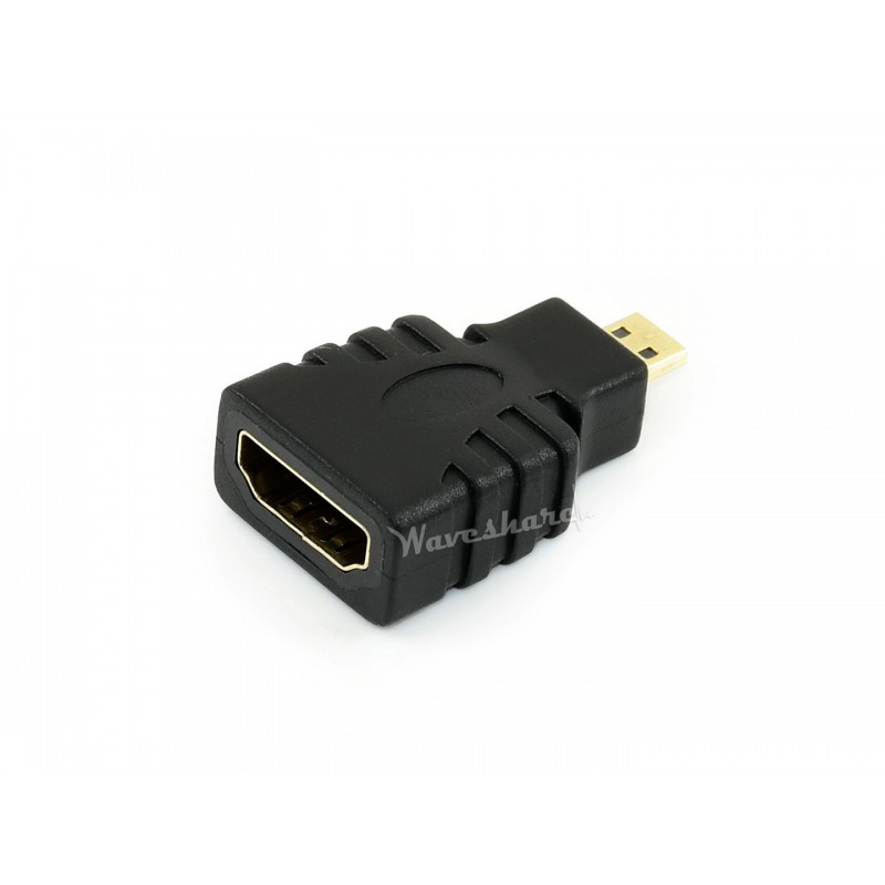 Raspberry Pi 4 Micro HDMI Male to HDMI Female Adapter Converter