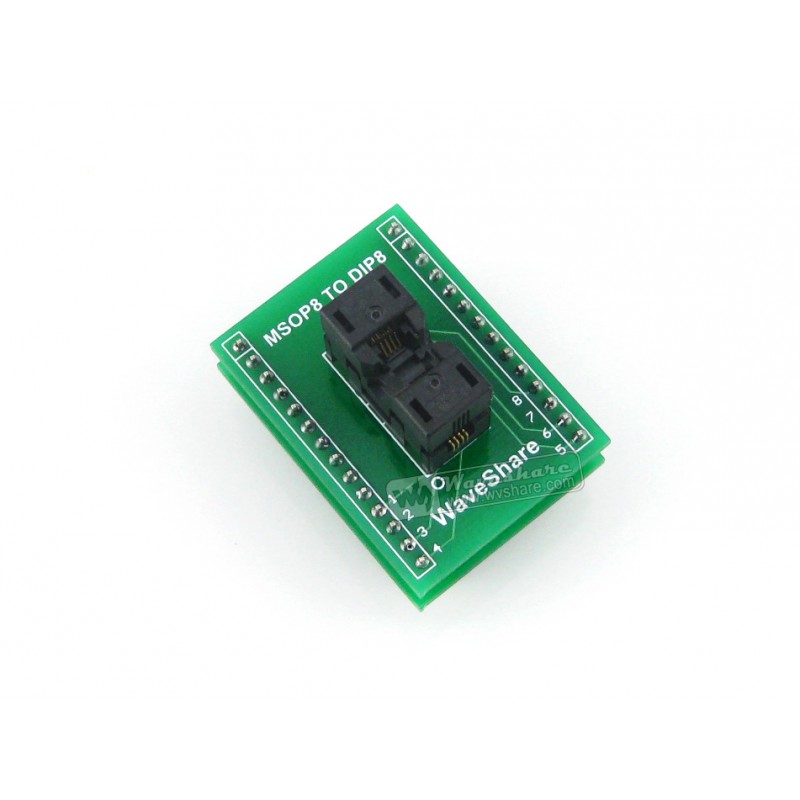 MSOP8 to DIP8 MCU Test Socket IC Socket Adapter for Programmer