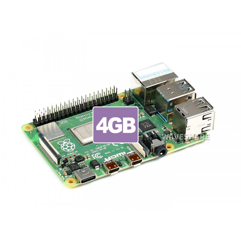 sæt ind vedhæng kassette Raspberry Pi 4 Model B 4GB RAM