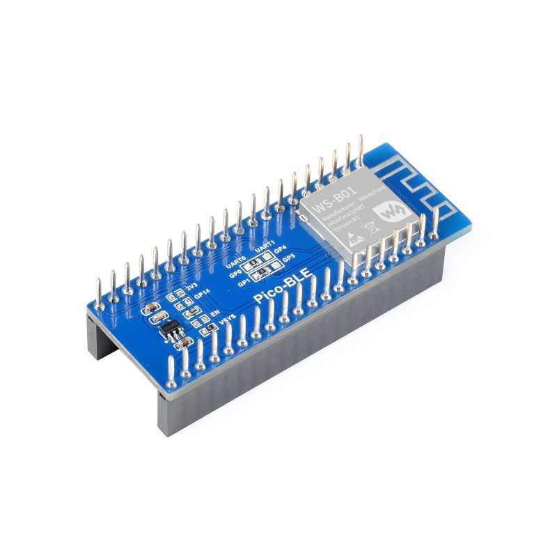 Dual-Mode Bluetooth Module For Raspberry Pi Pico, SPP / BLE, Bluetooth 5.1  Wireless