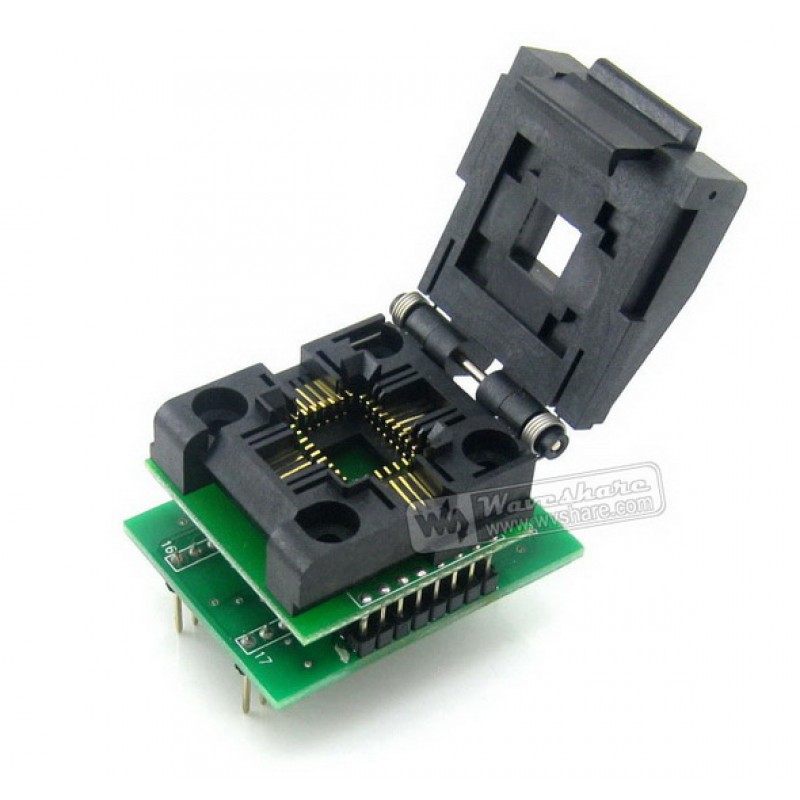 Plcc32 to dip32 programmer adapter ic socket converter module JG 