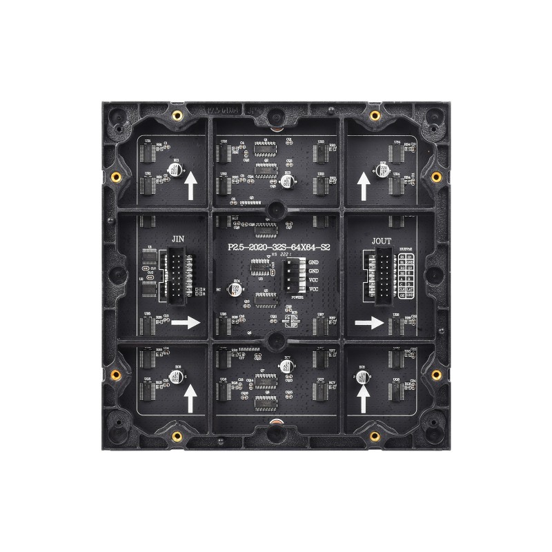 RGB full-color LED matrix panel, 2.5mm Pitch, 64x32 pixels