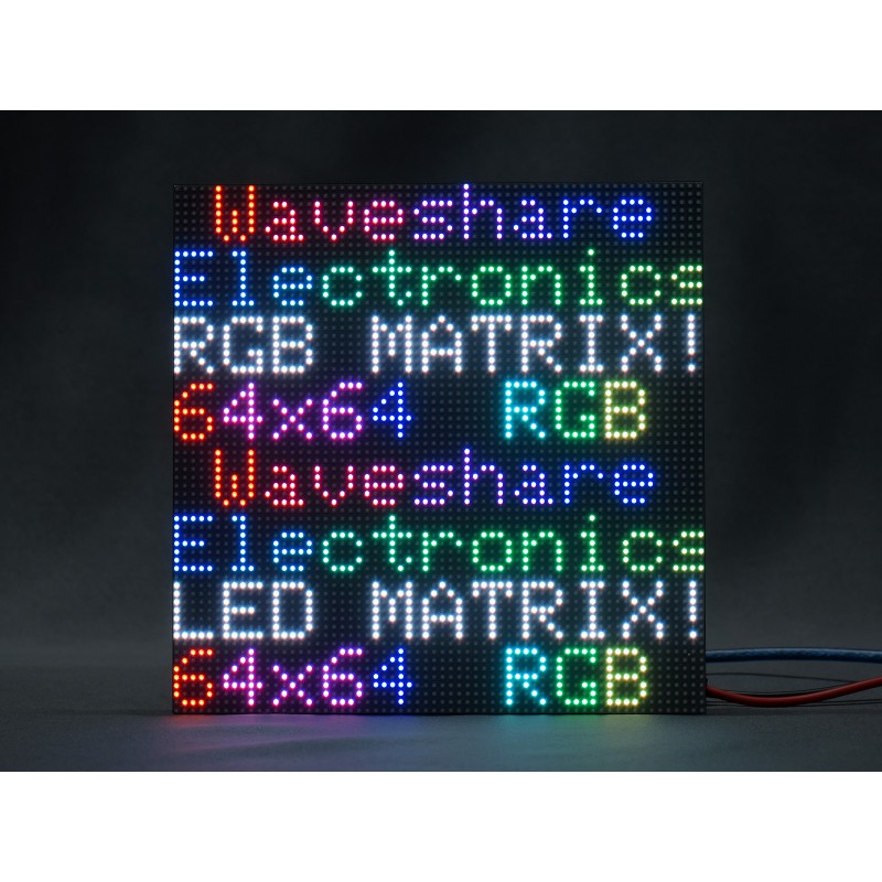 Parasiet Spruit Senaat RGB Full-Color LED Matrix Panel, 3mm Pitch, 64×64 Pixels, Adjustable  Brightness | RGB-Matrix-P3-64x64