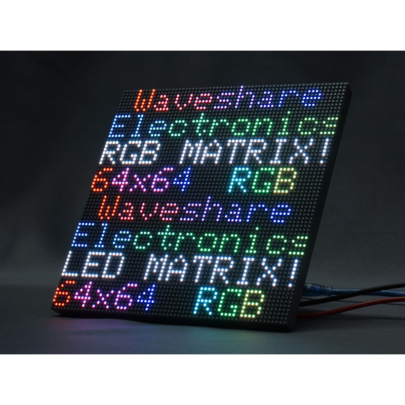 RGB Full-Color LED Matrix Panel, 3mm Pitch, 64×64 Pixels