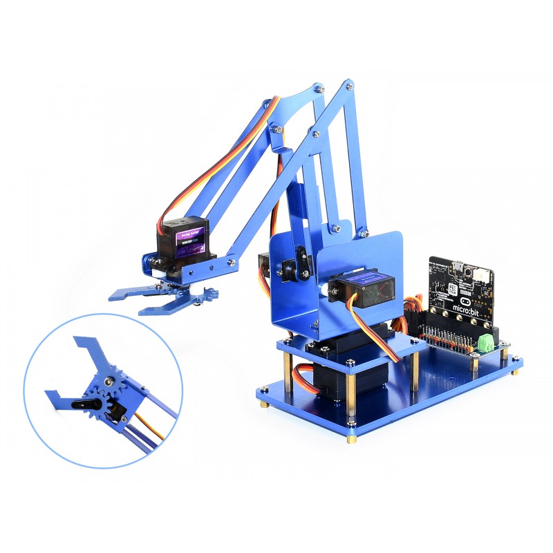 4-DOF Robot Arm Kit for Bluetooth Control