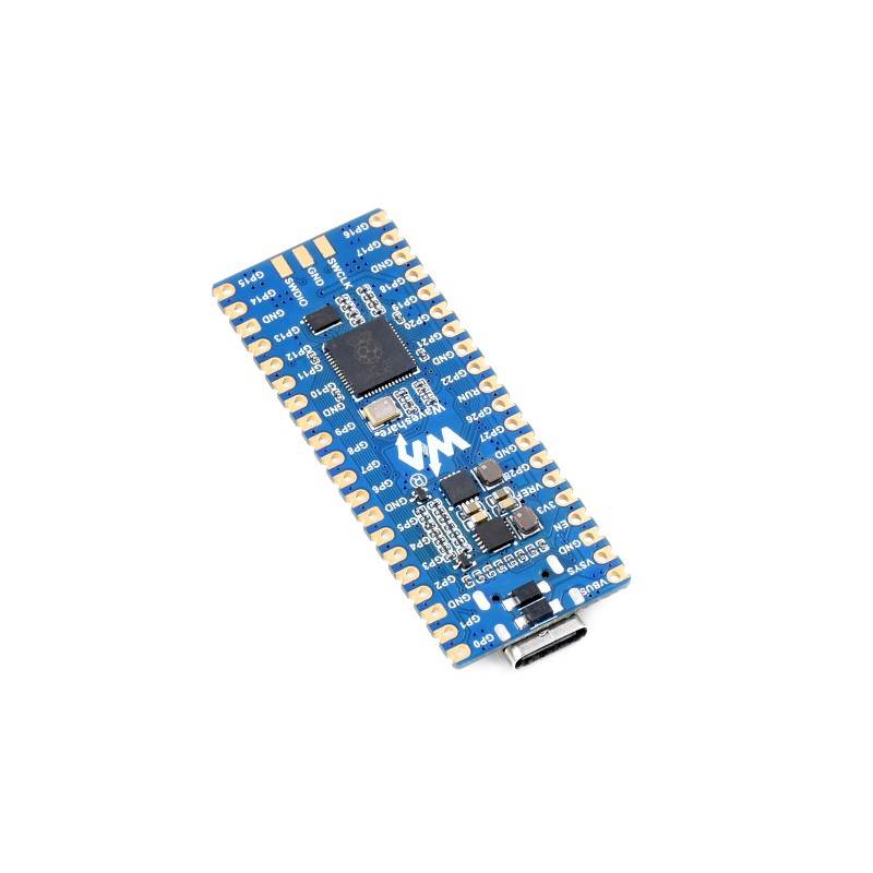 WaveShare RP2040-Zero MCU Board Mini Version Based on Raspberry Pi Pico RP2040