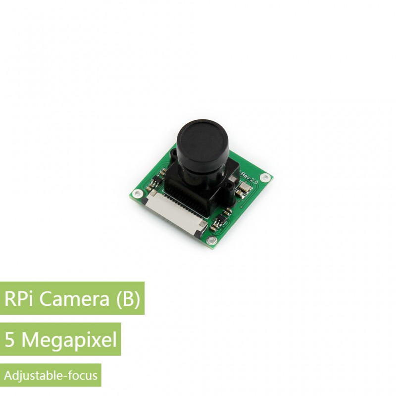 RPi Camera (B) Raspberry Pi Camera Module, adjustable-focus