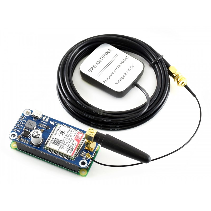 Based on SIM7000E Waveshare NB-IoT eMTC Edge GPRS GNSS Hat for Raspberry Pi Zero W WH 2B 3B 3B 