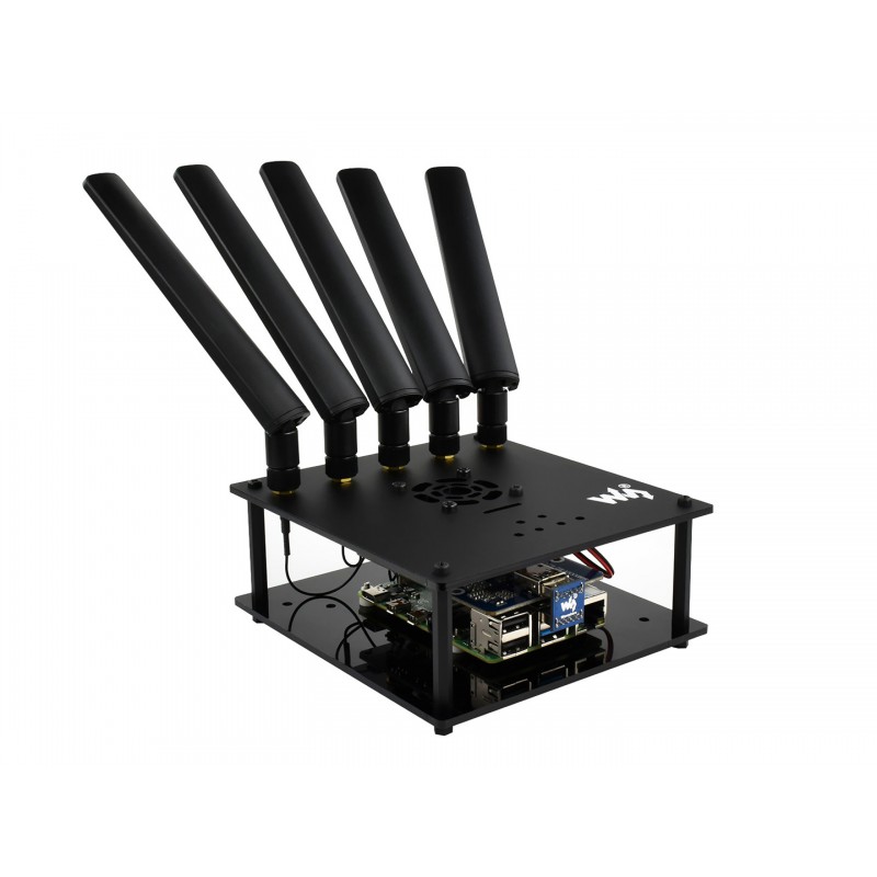 Waveshare 5G High Gain Omni Antenna 5G/4G/3G/2G Compatible SMA To IPEX-4 Connector Suitable For 5G Communication Modules 