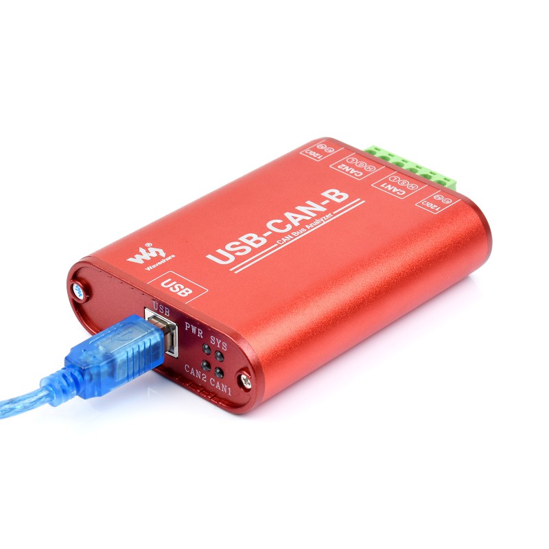 Hospitalidad vegetariano Ineficiente USB to CAN Adapter, Dual-Channel CAN Analyzer, Industrial Isolation | USB- CAN-B