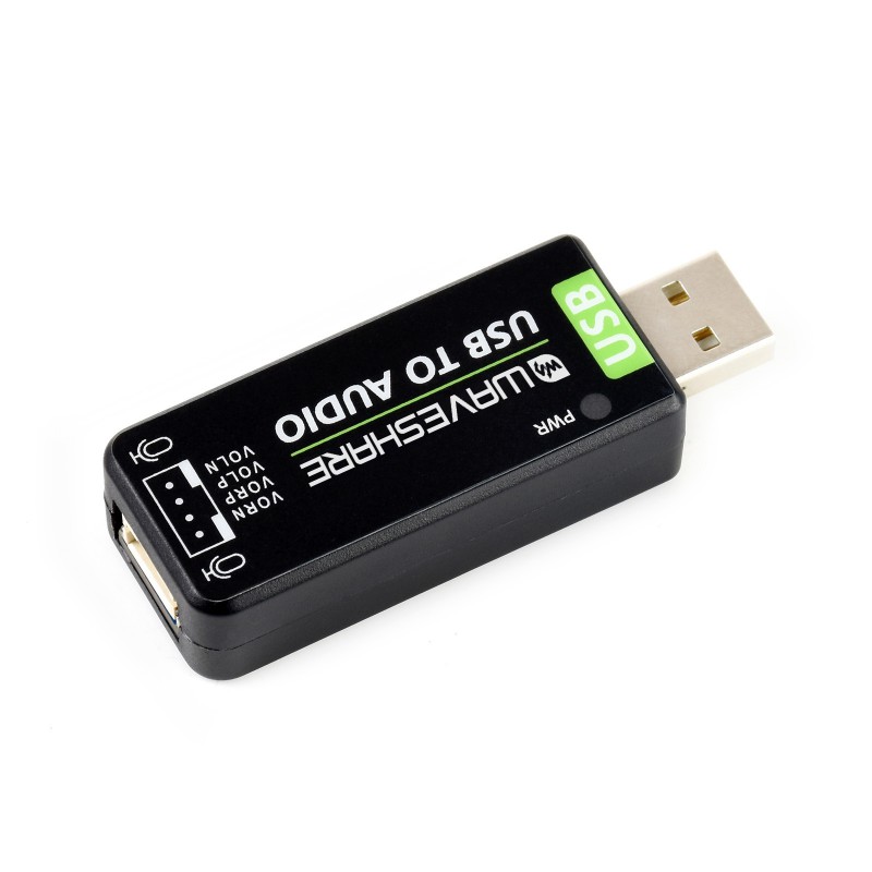 mental yderligere embargo USB Sound Card, USB Audio Module, Driver-Free, External Audio Converter For Raspberry  Pi / Jetson Nano