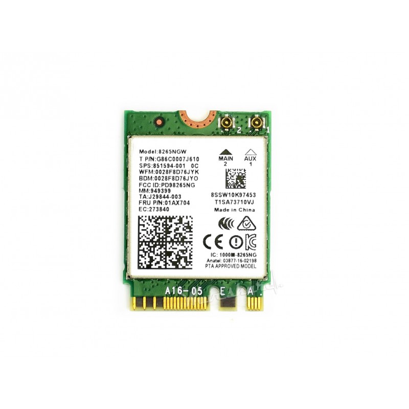 prins etikette Besætte AC8265 Wireless NIC, 2.4G / 5G WiFi, Bluetooth 4.2, Applicable for Jetson  Nano