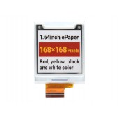 1.64inch square E-Paper (G) raw display, 168 × 168, Red/Yellow/Black/White