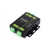 Industrial Grade 2-Ch CAN To Ethernet Server, 2-Ch CAN + RS485 + Ethernet Port, Supports CAN Repeater / CAN To RS485, Dual SOCKET