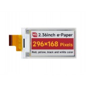 2.36inch E-Paper (G) raw display, 296 × 168, Red/Yellow/Black/White