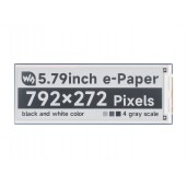 5.79inch e-Paper display Module, e-ink display, 792x272, Black/White, SPI Interface