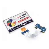 7.3inch ACeP 7-Color E-Paper E-Ink Display Module, 800×480 Pixels, SPI Communication