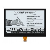 7.5inch e-Paper (G) E-Ink Optical Bonding Display, 800×480, Black / White, SPI, without PCB