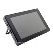 7inch Capacitive Touch Screen LCD (H) with Case, 1024×600, HDMI, IPS, Various Systems Support