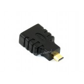 HDMI Female to Micro HDMI Male Adapter, Suit for Raspberry Pi 4B