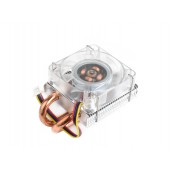 Low-Profile ICE Tower CPU Cooling Fan for Raspberry Pi 5, Raspberry Pi 5 Cooler, U-Shaped Copper Tube, Cooling Fins, With Colorful RGB LED