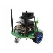 JetBot Professional Version ROS AI Kit B, Dual Controllers AI Robot, Lidar Mapping, Vision Processing, comes with Waveshare Jetson Nano Dev Kit.