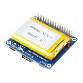 Li-polymer Battery HAT, 5V Output, Quick Charge