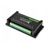 Dual Ethernet Ports 8-ch Relay Module (C), Modbus RTU Protocol, PoE Power Supply, With Various Isolation And Protection Circuits, Industrial Grade Rail-Mount Case