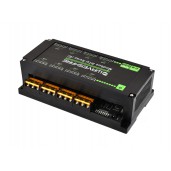 Industrial Modbus RTU 8-ch Relay Module (E) with RS485 Interface, 30A High Current, Multi Isolation Protection Circuits, Rail-mounted Case