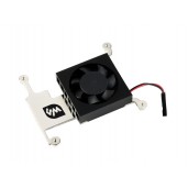 Low-Profile CPU Cooling Fan for Raspberry Pi 4B/3B+/3B, with Aluminum Alloy Bracket