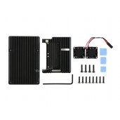 Aluminium Alloy Case for Raspberry Pi 4, Dual Cooling Fans