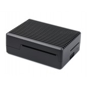 Aluminum Stripe Grooved Case for Raspberry Pi 4, Inner Heatsink Pillars