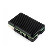 Aluminium Alloy Case (H) for Raspberry Pi 5, With Temperature-Controlled Blower Fan