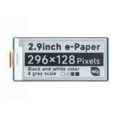 2.9inch E-Paper E-Ink Display Module for Raspberry Pi Pico, 296×128, Black / White, SPI