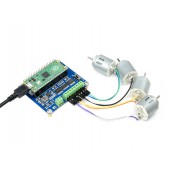 DC Motor Driver Module for Raspberry Pi Pico, Driving up to 4x DC Motors