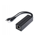 Industrial Gigabit PoE Splitter, Metal Case protection, 5V 2.5A Type-C Out