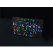 Flexible RGB full-color LED matrix panel, 2.5mm Pitch, 96x48 pixels, adjustable brightness and bendable PCB