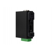 Rail-Mount Serial Server, RS232/485/422 to RJ45 Ethernet Module, TCP/IP to serial, POE Function Optional