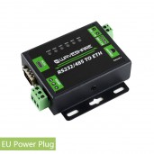 Industrial RS232/RS485 to Ethernet Converter for EU