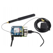 SIM7600CE 4G HAT for Raspberry Pi, LTE Cat-4 4G / 3G / 2G Support, GNSS Positioning, for China
