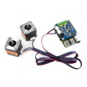 Stepper Motor HAT for Raspberry Pi, Drives Two Stepper Motors