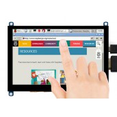 5inch Capacitive Touch Screen LCD (H) Slimmed-down Version, 800×480, HDMI, Toughened Glass Panel, Low Power
