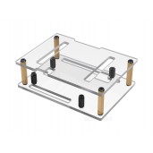 Transparent PC Case For Arduino UNO Q, Supports Installation With The UNO Media Carrier Board, With Precise Opening Design For Peripheral Access