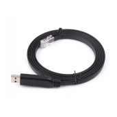 Industrial USB To RJ45 Console Cable, USB Type A to RJ45 Console Male Port, Original FT232RL Chip, Cable Length 1.8m