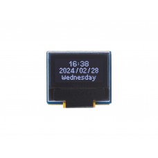 0.49inch OLED Display Module, 64×32 Resolution, I2C Communication, Black / White Display Color