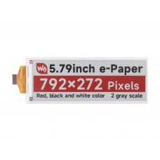 5.79inch E-Paper (B) raw display, e-ink display, 792x272, Red/Black/White, SPI Communication