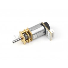 N20 DC Gear Motor, Magnetic Hall Encoder, All-metal Gearbox, High precision Reduction Motor, With L-shaped 6PIN Connector